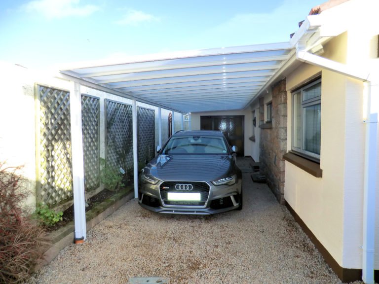 Side of house car port